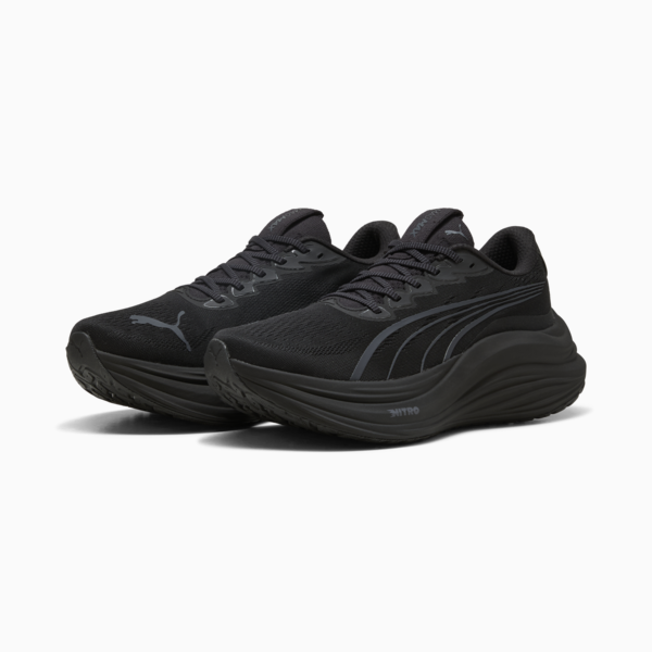 MagMax NITRO™ Running Shoes Men, PUMA Black-Galactic Gray, large-MEX