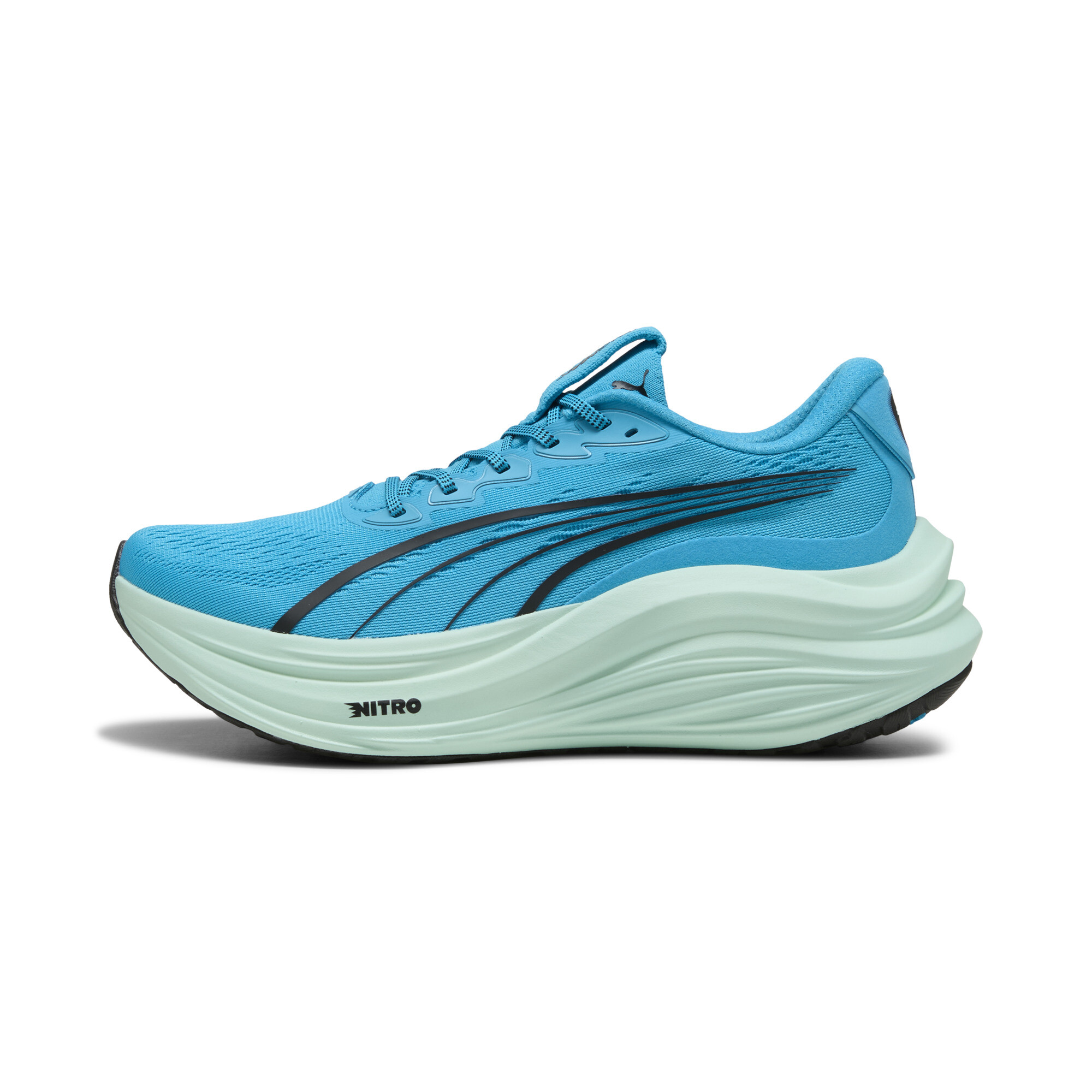 Puma MagMax NITRO™ Laufschuhe Herren | Speed Blue/Mint Melt | Größe: 44.5