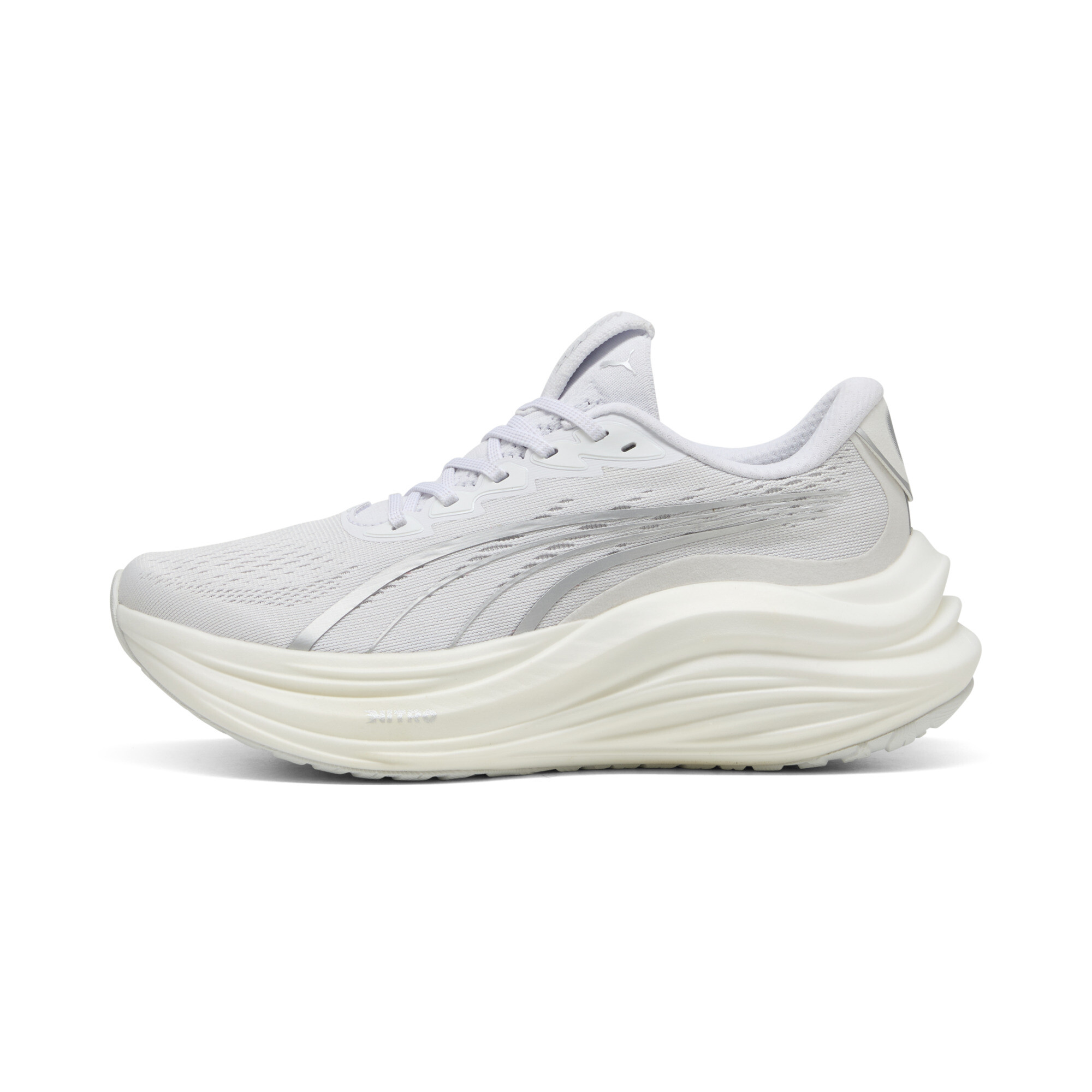 Puma MagMax NITRO™ Laufschuhe Damen | White/Silver | Größe: 42.5