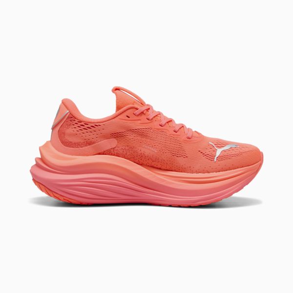 Tenis de running Mujer MagMax NITRO, Glowing Red-PUMA Silver, large-MEX