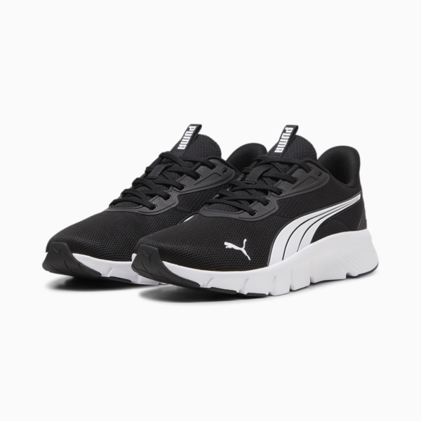 FlexFocus Lite Modern Running Shoes Unisex, PUMA Black-PUMA White, large-ZAF
