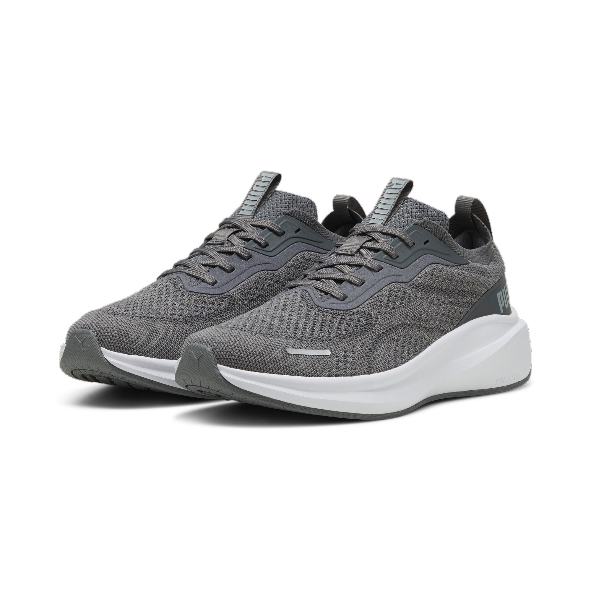 PUMA Skyrocket Lite Engineered Running Shoes Unisex In Gray, Size EU 44