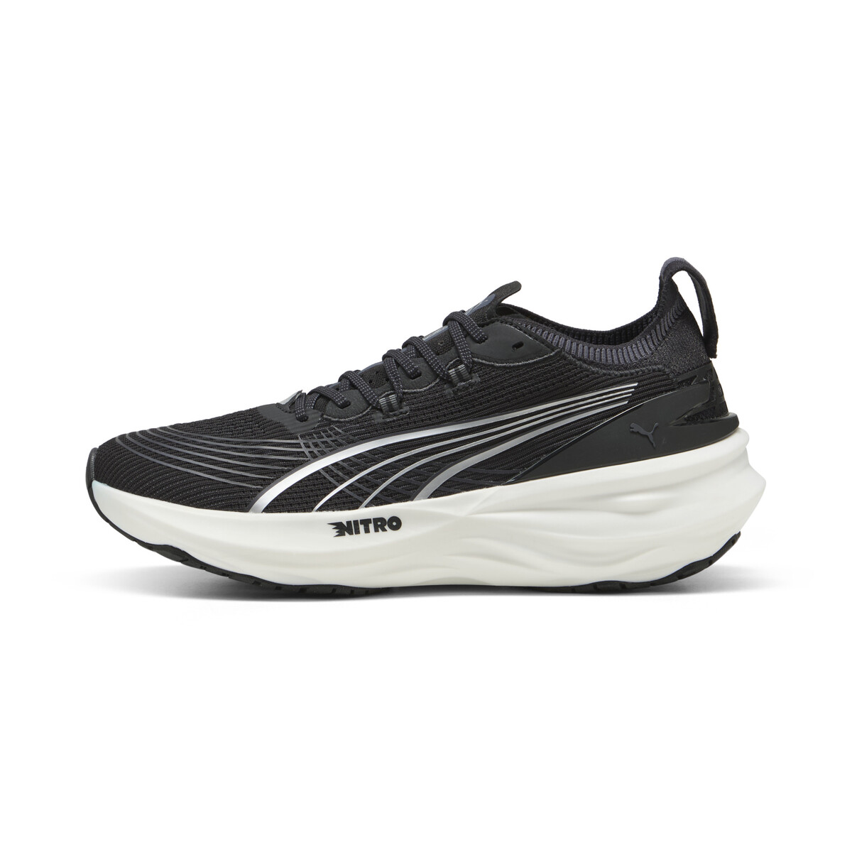 ForeverRun NITRO™ 2 Running Shoes Men in Black/White by PUMA, UK 8