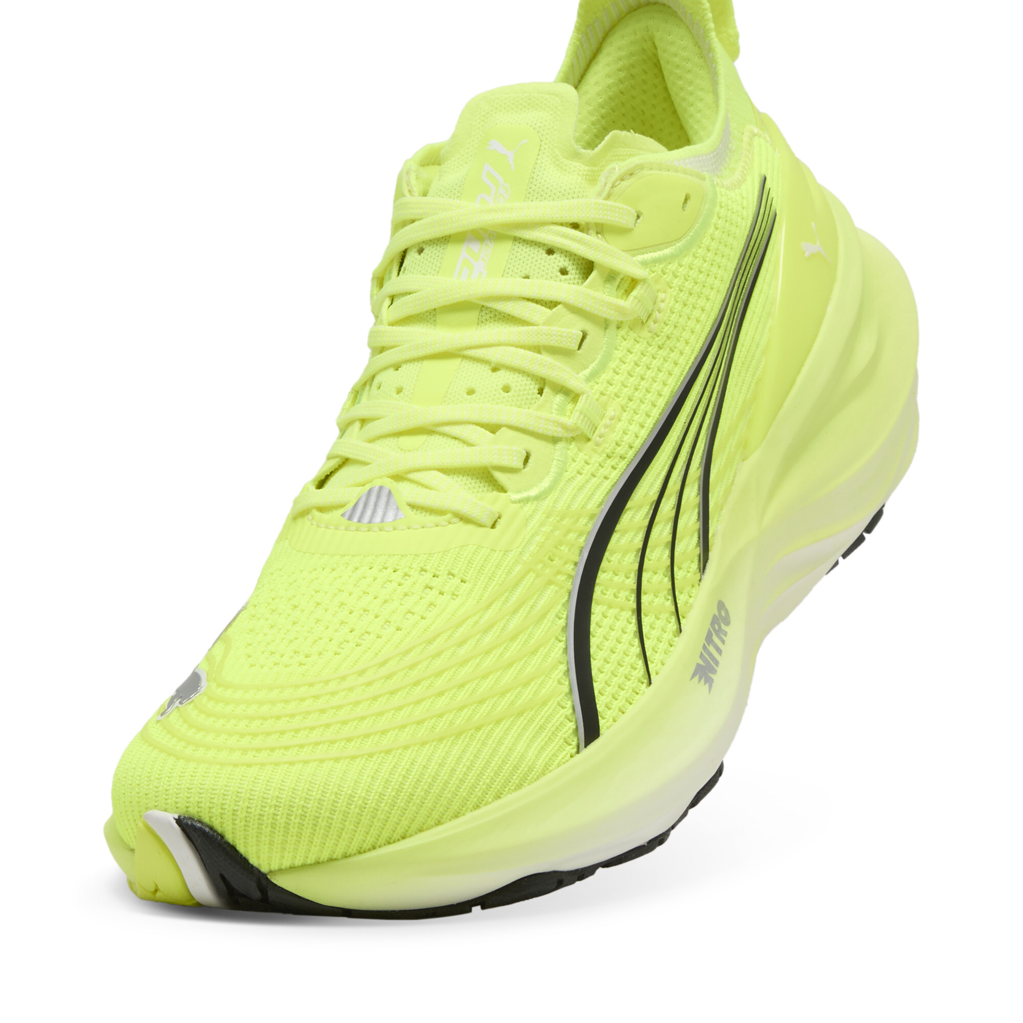 ForeverRun NITRO™ 2 hardloopschoenen voor Heren, Zwart/Geel, Maat 40,5 | PUMA