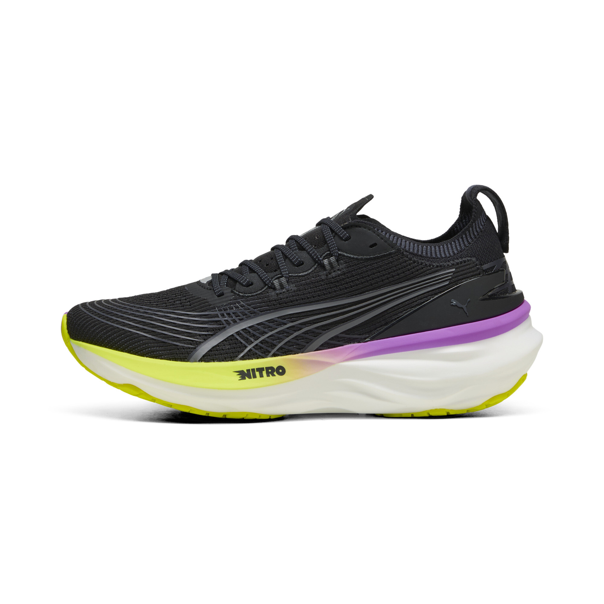 Puma ForeverRun NITRO™ 2 Laufschuhe Herren | Black/Pure Magenta | Größe: 44.5