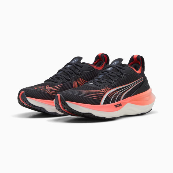 Zapatillas de running ForeverRun NITRO™ 2 para hombre, PUMA Black-Glowing Red, large-ARG