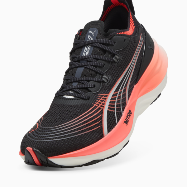 Zapatillas de running ForeverRun NITRO™ 2 para hombre, PUMA Black-Glowing Red, large-ARG