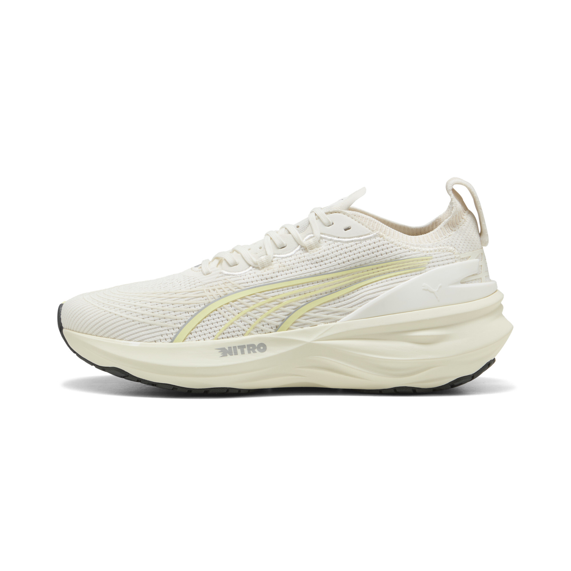 PUMA ForeverRun NITROâ¢ 2 hardloopschoenen voor Heren, Wit/Goud, Maat 43 thumbnail 5