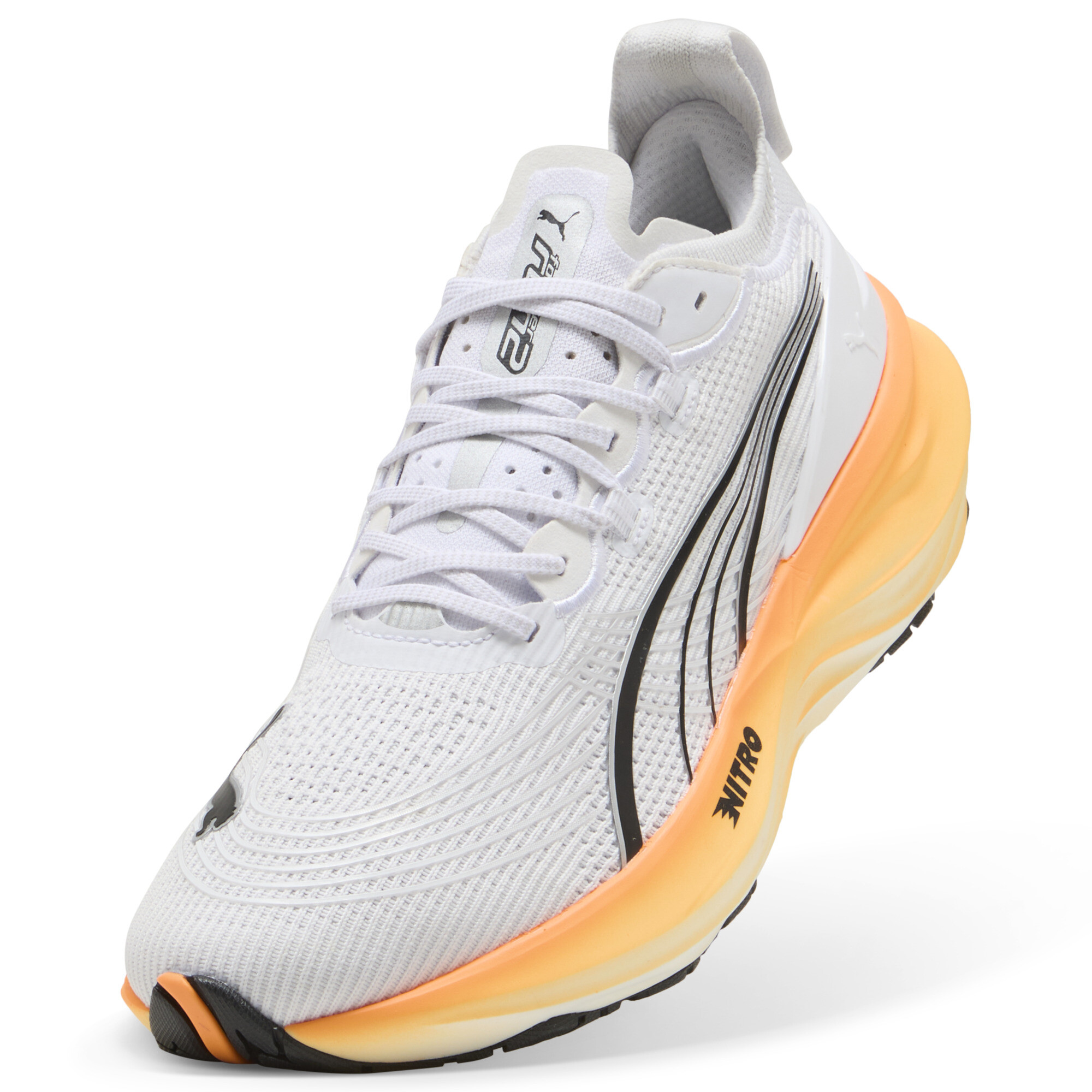 PUMA ForeverRun NITROâ¢ 2 hardloopschoenen voor Heren, Wit, Maat 40,5 thumbnail 2