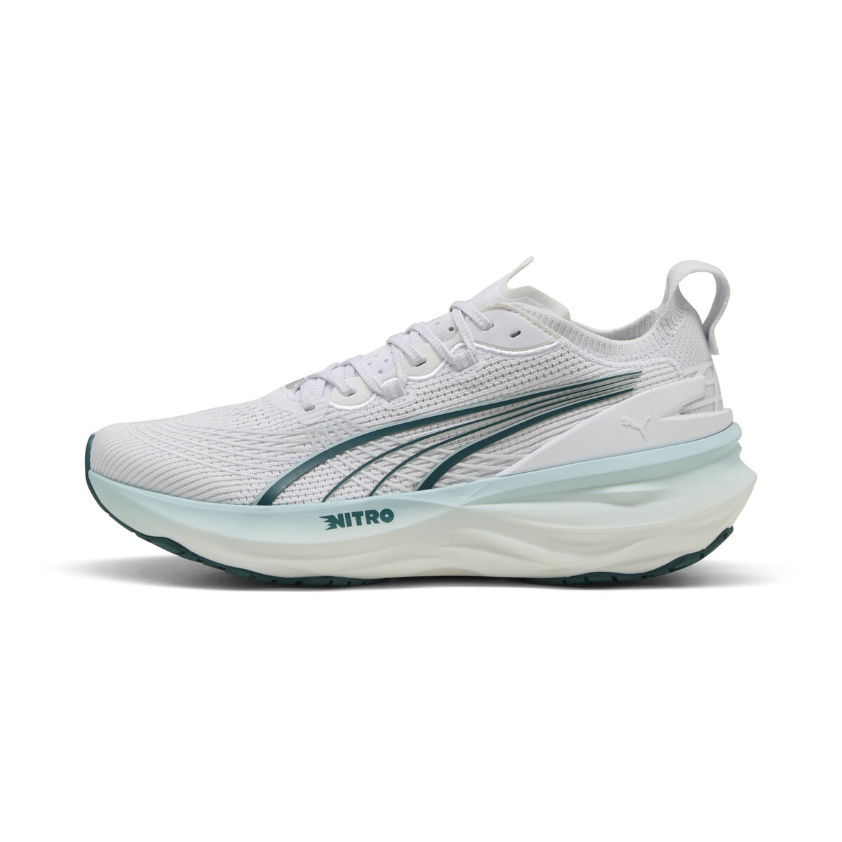 ForeverRun NITRO™ 2 Running Shoes Men in White/Fresh Water by PUMA, UK 7.5