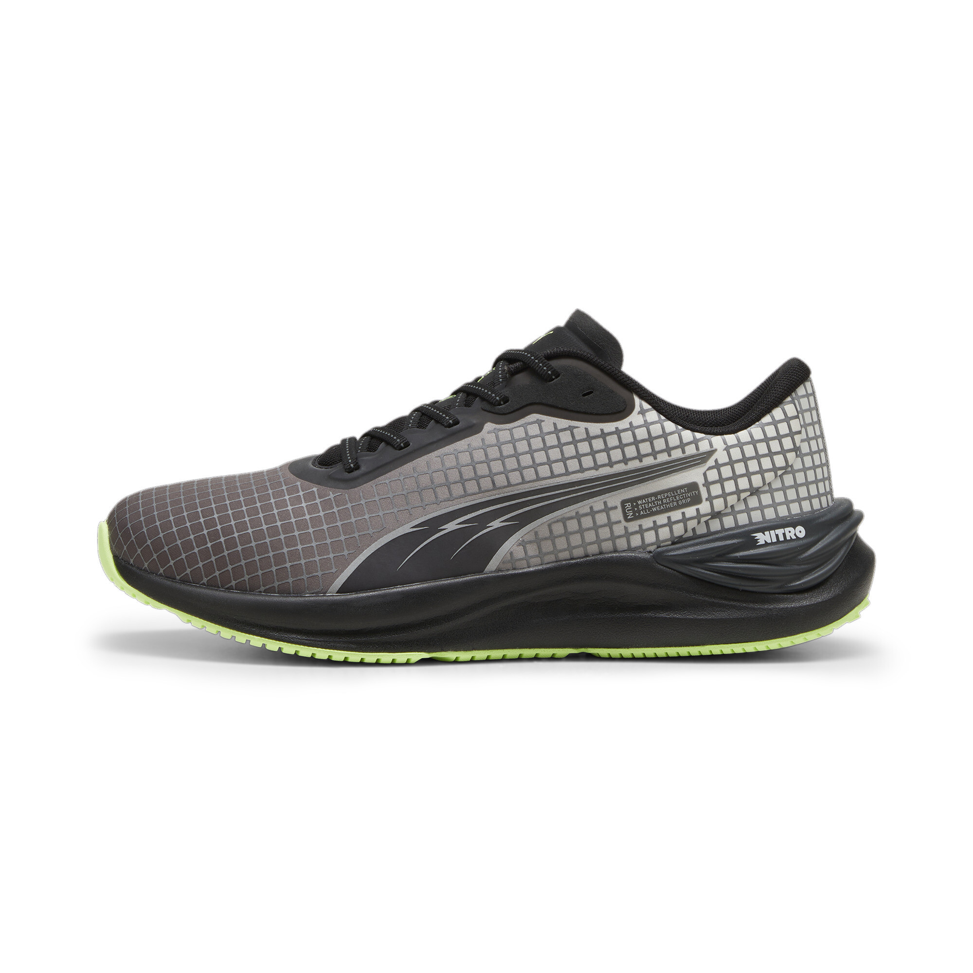 Puma Electrify NITRO™ 3 Trainingsschuhe Herren | Black/Glacial Gray/Fizzy Apple | Größe: 40.5