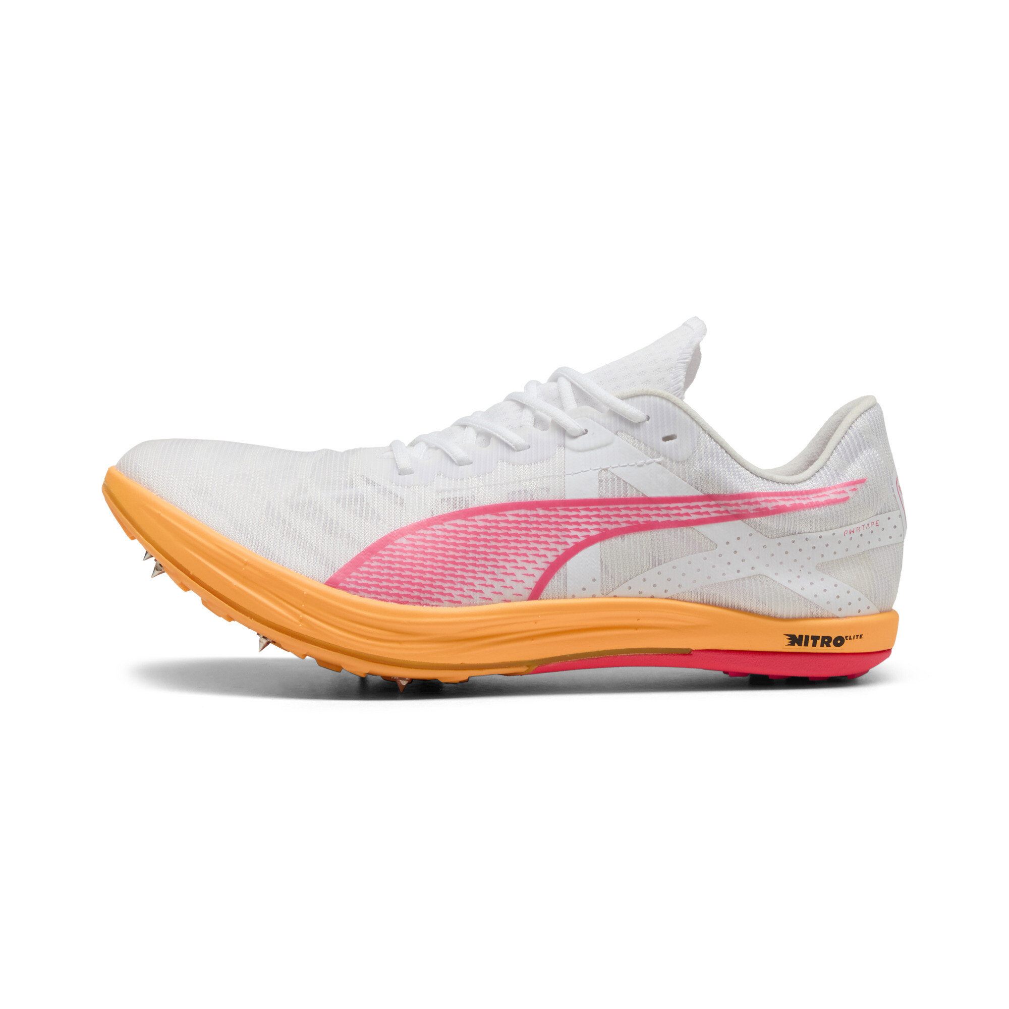 Puma Crossfox NITRO™ Elite Spikes | White/Sun Stream/Sunset Glow | Größe: 38