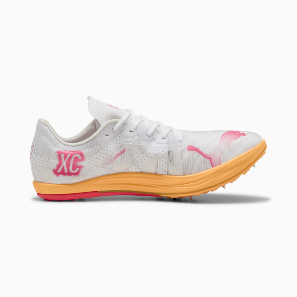 Crossfox NITRO™ Elite Spikes, PUMA White-Sun Stream-Sunset Glow, large-ZAF