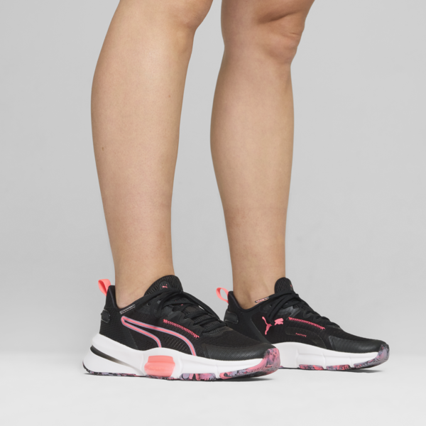 PWRFrame TR 3 Training Shoes Women, PUMA Black-Sunset Glow, large-ZAF