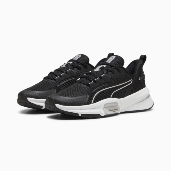 Tenis training mujer PWRFrame TR 3, PUMA Black-PUMA Silver, large-MEX