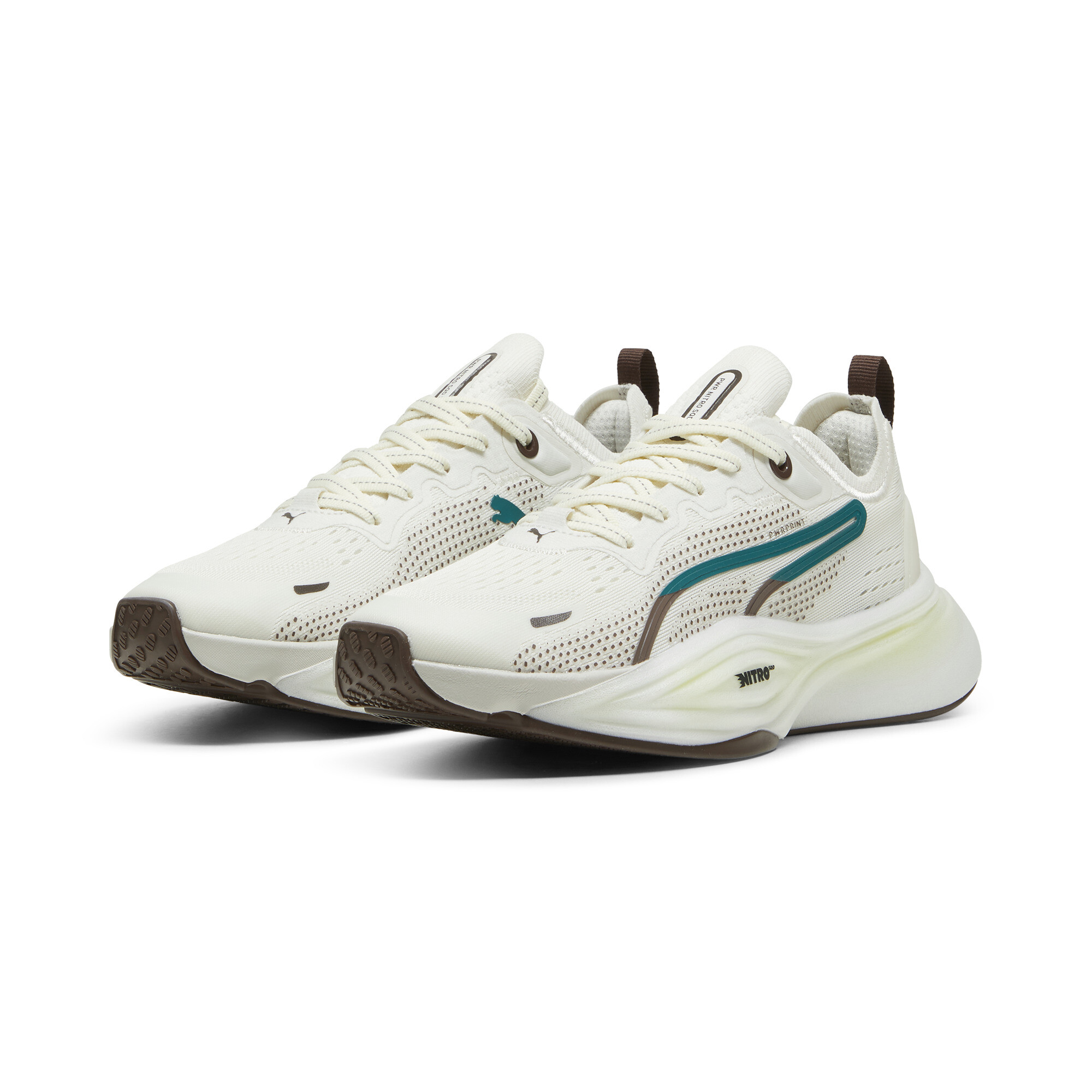 Puma PWR NITRO™ SQD 2 Trainingsschuhe Damen | Vapor Gray/Espresso Brown | Größe: 35.5