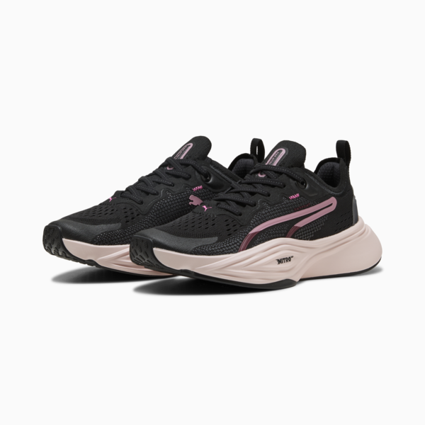 Zapatillas de entrenamiento PWR NITRO™ SQD 2 para mujer, PUMA Black-Jasmine Flower-Poised Pink-Ruby Shimmer, large-ARG