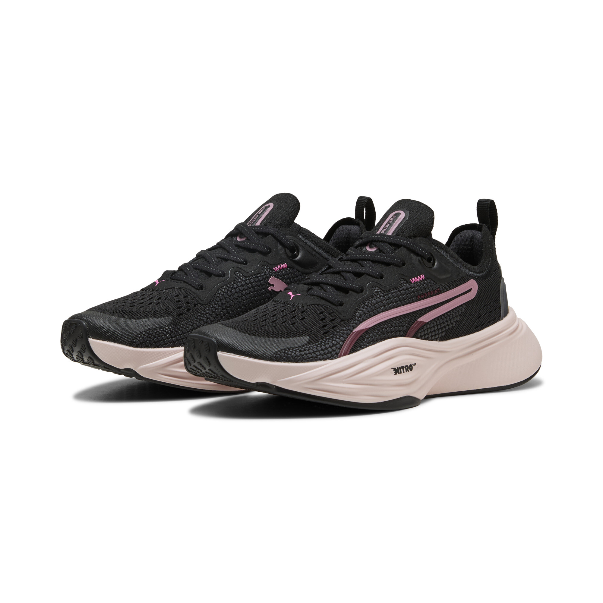 PUMA PWR NITROâ¢ SQD 2 trainingsschoenen voor Dames, Roze/Zwart, Maat 41