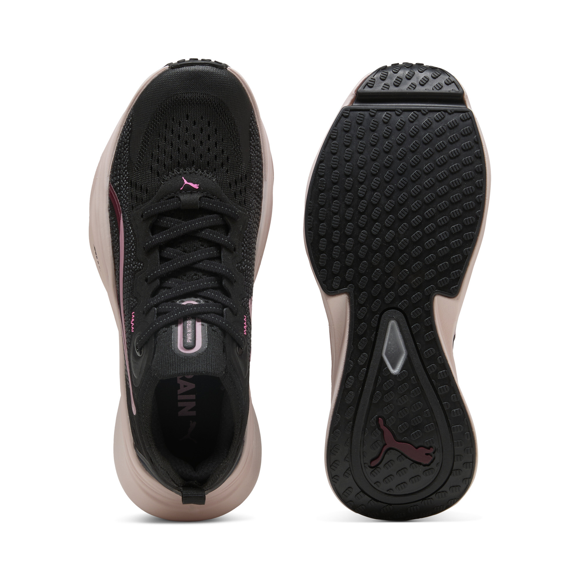 PUMA PWR NITROâ¢ SQD 2 trainingsschoenen voor Dames, Roze/Zwart, Maat 41 thumbnail 4