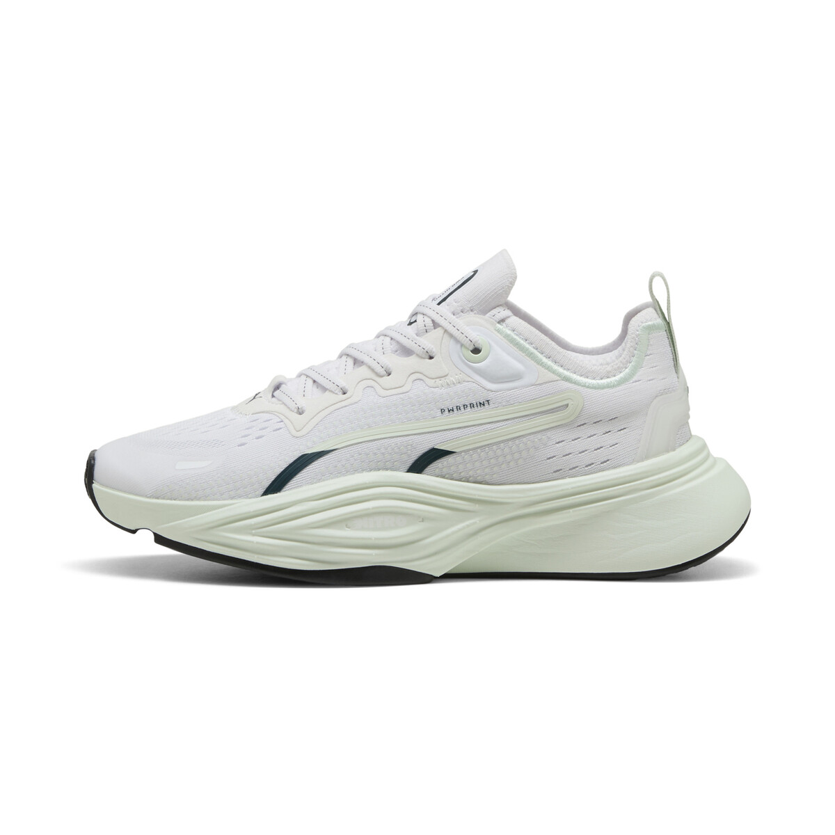 PWR NITRO™ SQD 2 Training Shoes Women in White/Sage Frost Green Terrain by PUMA, UK 4