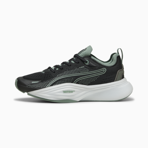 PWR NITRO™ SQD 2 Training Shoes, PUMA Black-Green Moon, large-ZAF