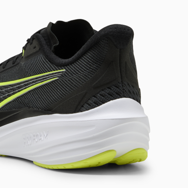 Darter Pro Running Shoes, PUMA Black-Yellow Alert-PUMA White, large-ZAF