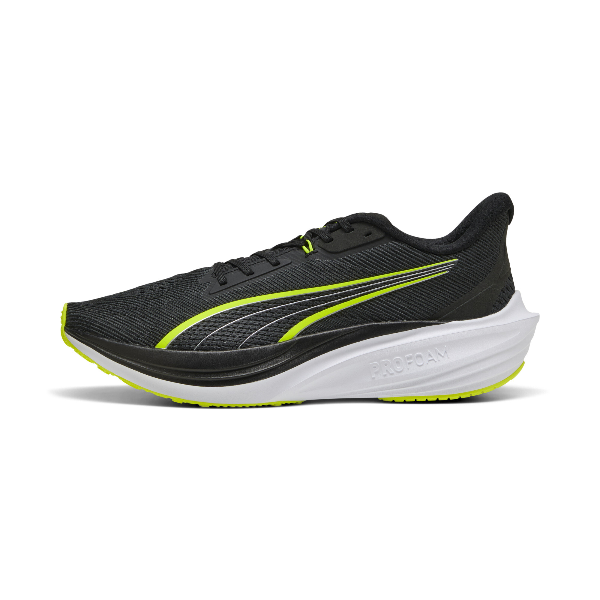 Puma Darter Pro Laufschuhe | Black/Yellow Alert/White | Größe: 36