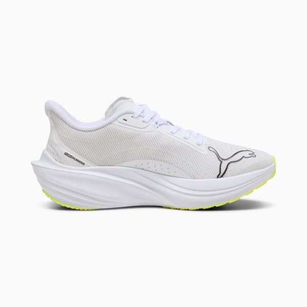 Darter Pro Running Shoes, PUMA White-Pure Magenta-Yellow Alert, large-ZAF