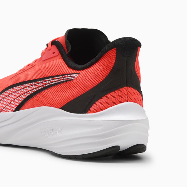 Darter Pro Running Shoes, Glowing Red-PUMA Black, large-MEX