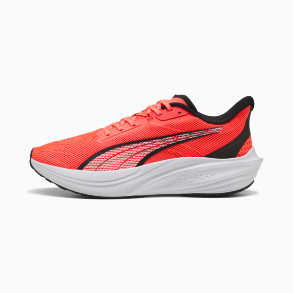 Darter Pro Running Shoes, Glowing Red-PUMA Black, large-ZAF