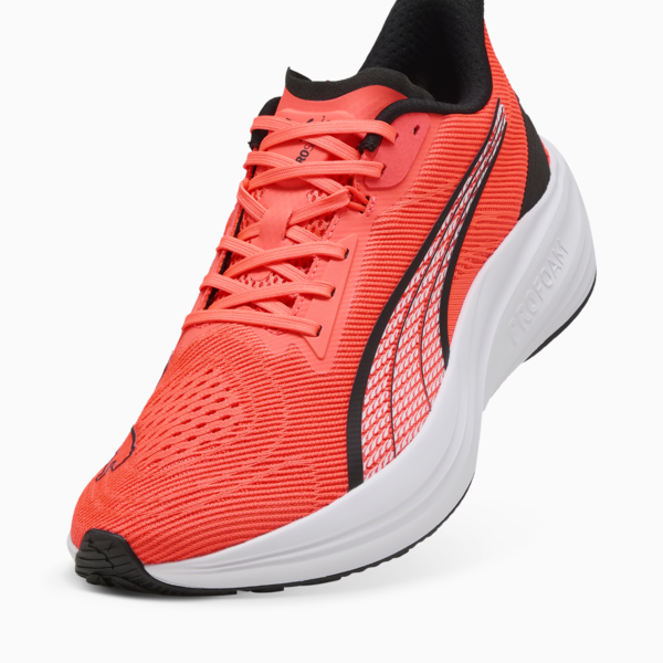 Darter Pro Running Shoes, Glowing Red-PUMA Black, large-MEX