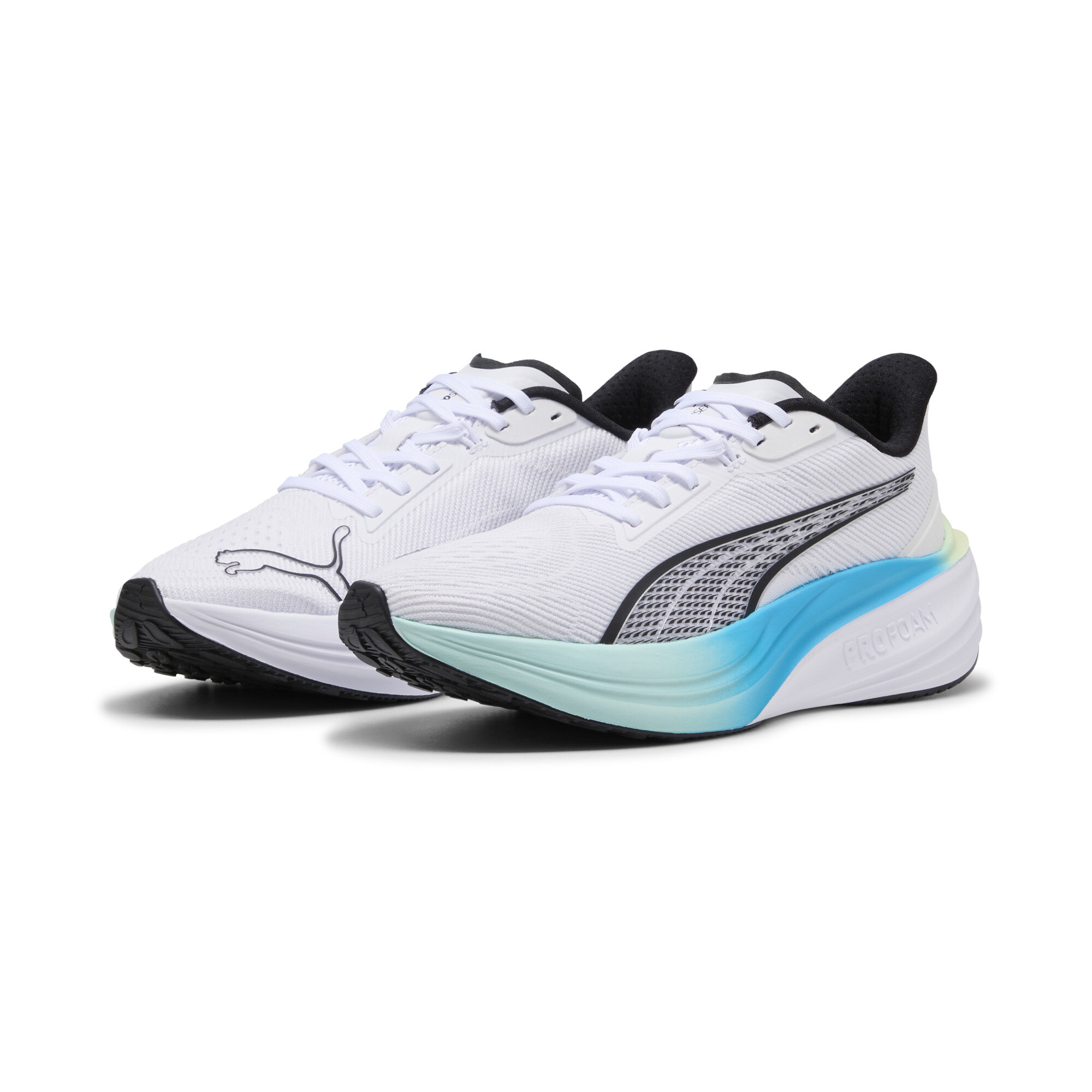 PUMA Darter Pro hardloopschoenen, Zwart/Wit, Maat 43 thumbnail 6