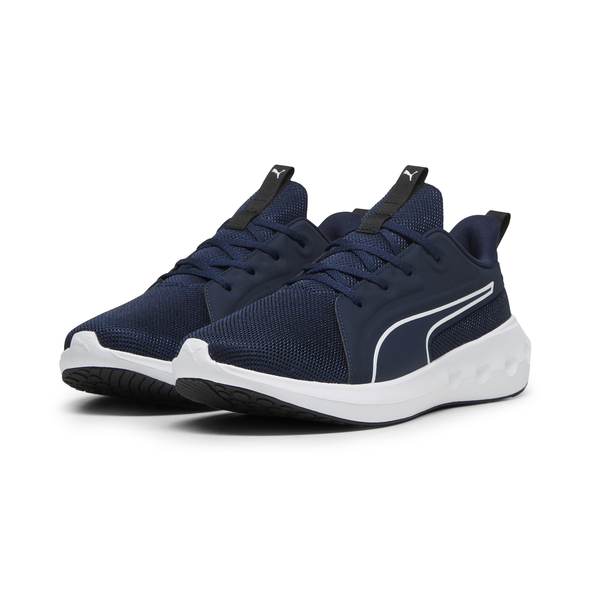 PUMA SOFTRIDE Carson hardloopschoenen, Blauw/Zwart/Wit, Maat 38,5 thumbnail 6