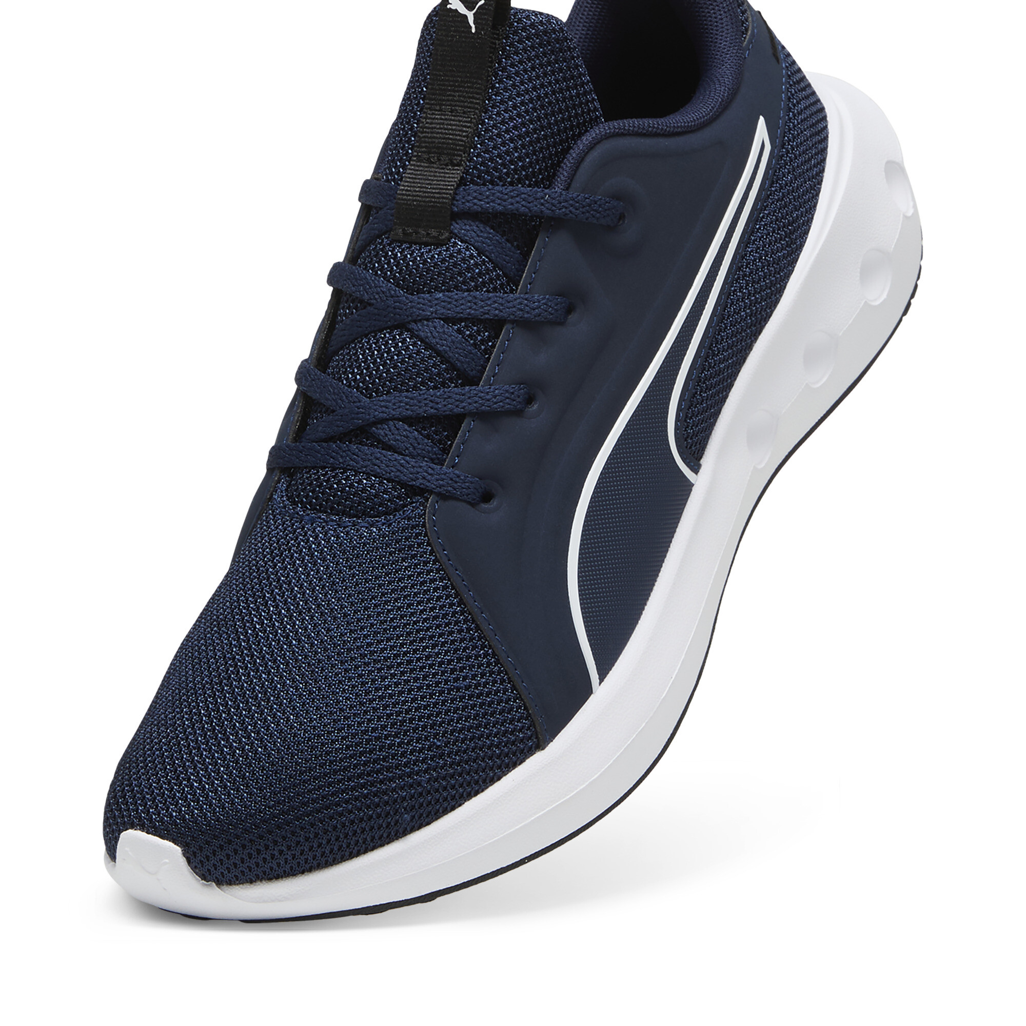 PUMA SOFTRIDE Carson hardloopschoenen, Blauw/Zwart/Wit