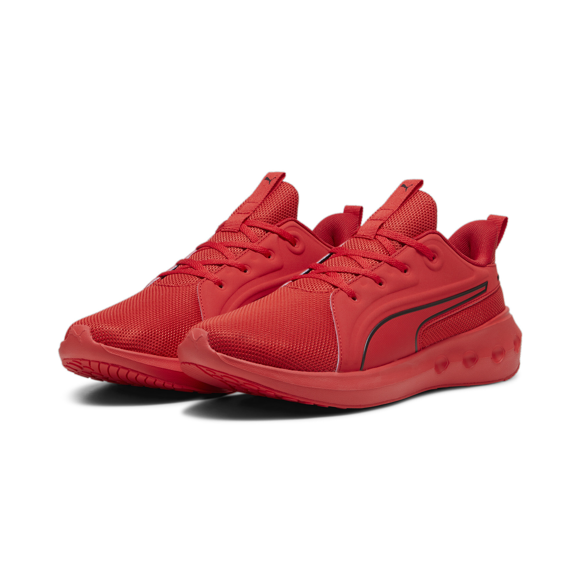PUMA SOFTRIDE Carson hardloopschoenen, Zwart/Rood, Maat 40 thumbnail 6