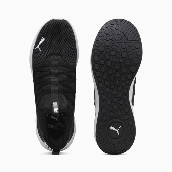 Tenis unisex running SOFTRIDE Carson Fresh, PUMA Black-PUMA Black-PUMA White, large-MEX
