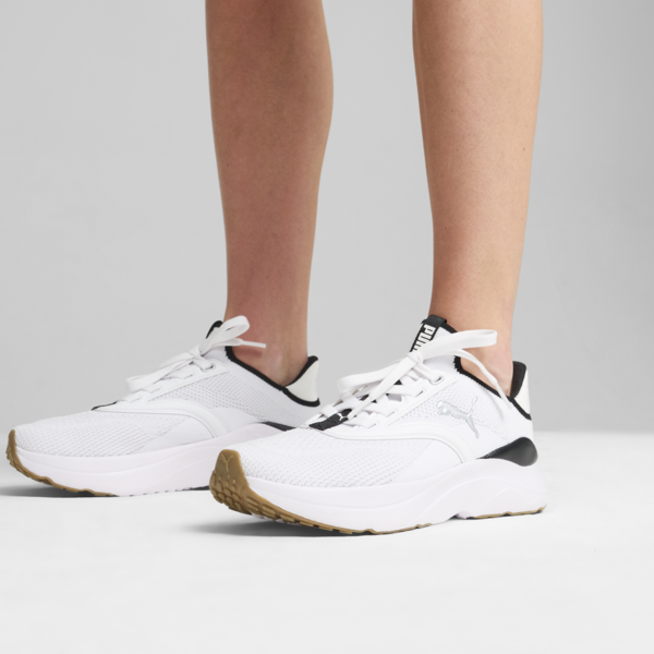 SOFTRIDE Mayve Running Shoes Women, PUMA White-PUMA Black-PUMA Silver, large-ZAF