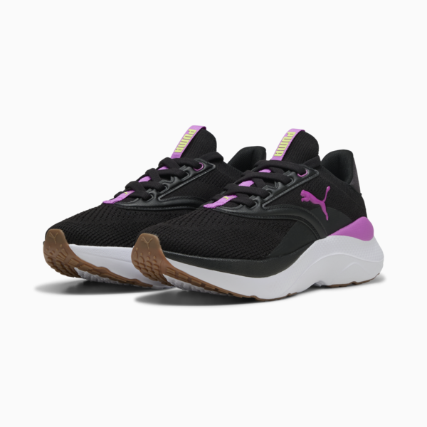 Tenis mujer running Softride Mayve para mujer, PUMA Black-Pure Magenta-Yellow Alert, large-MEX