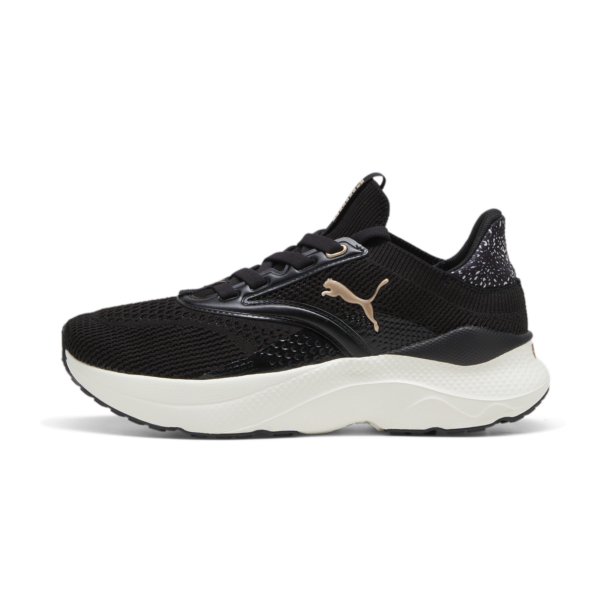 PUMA SOFTRIDE Mayve Leopard Running Shoes Women in Black - 310162_01