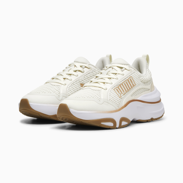 Zapatillas Softride Divine para mujer, Vapor Gray-PUMA Gold-Gum, large-ARG