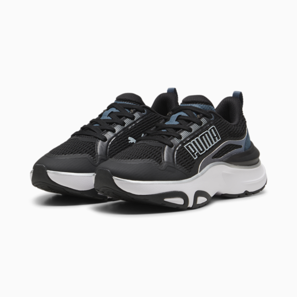 Zapatillas Softride Divine Metal para mujer, PUMA Black-Gray Skies-Frosted Dew, large-ARG