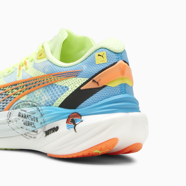 Zapatillas de running Deviate NITRO™ 3 para mujer, Nitro Blue-Fizzy Apple, large-ARG