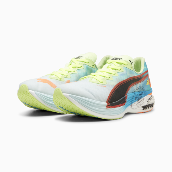 Zapatillas de running Deviate NITRO™ Elite 3 para hombre, Nitro Blue-Fizzy Apple, large-ARG