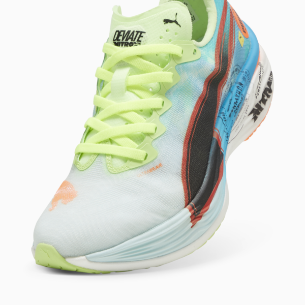 Zapatillas de running Deviate NITRO™ Elite 3 para mujer, Nitro Blue-Fizzy Apple, large-ARG