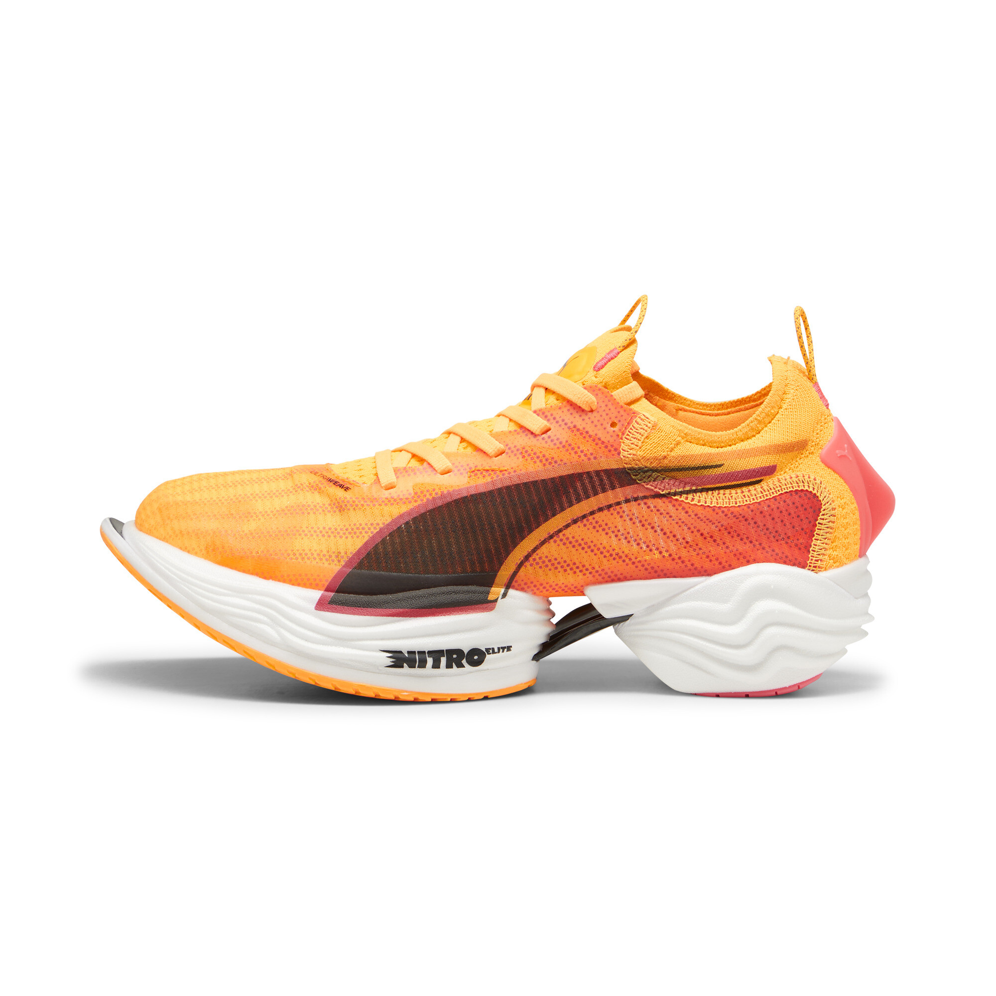 Puma FAST-R NITRO™ Elite 2 Laufschuhe Herren | Sun Stream/Sunset Glow/White | Größe: 43