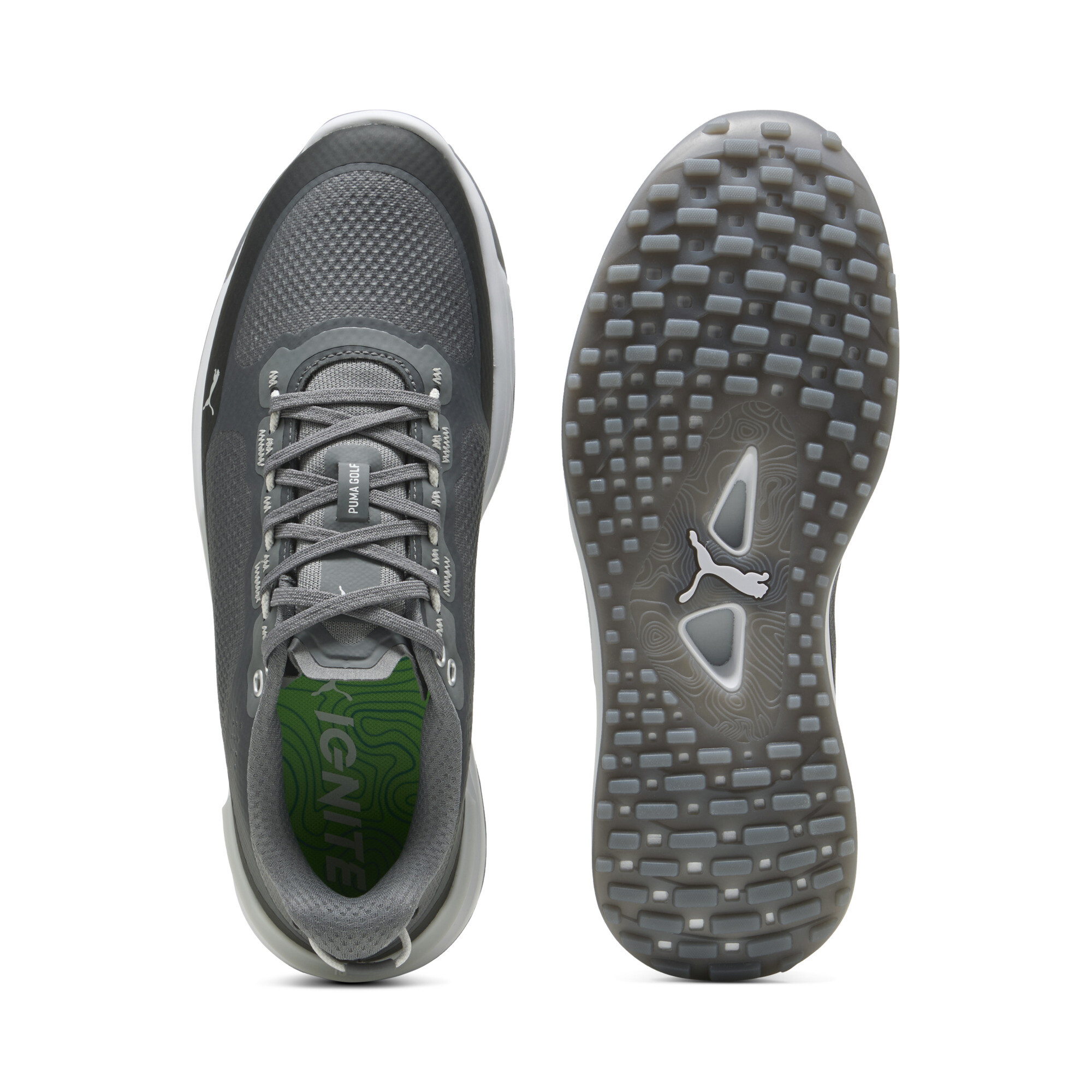 PUMA IGNITE Elevate X golfschoenen voor Heren, Zwart/Grijs, Maat 40 thumbnail 4