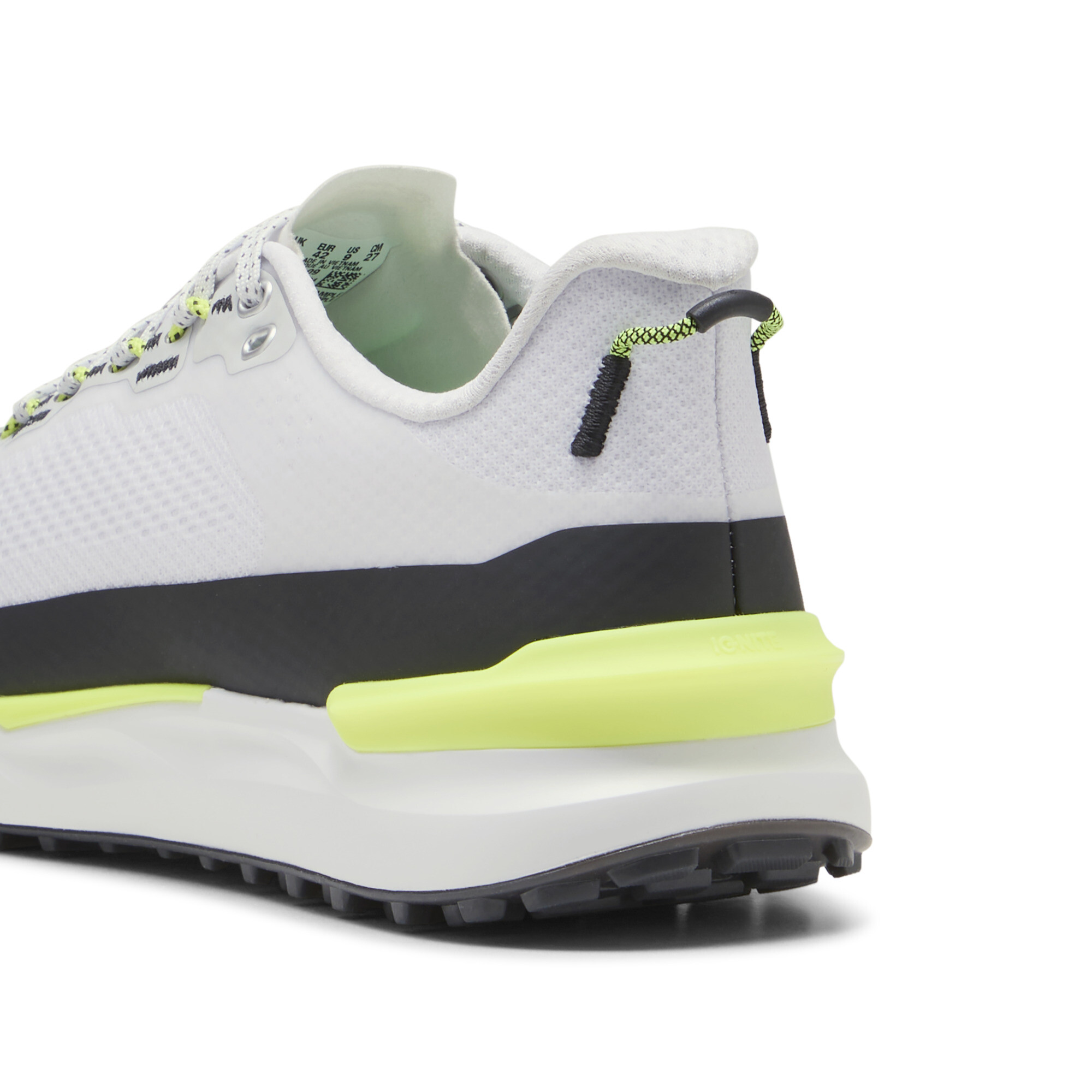PUMA IGNITE Elevate X golfschoenen voor Heren, Zwart/Geel/Wit, Maat 42,5 thumbnail 5