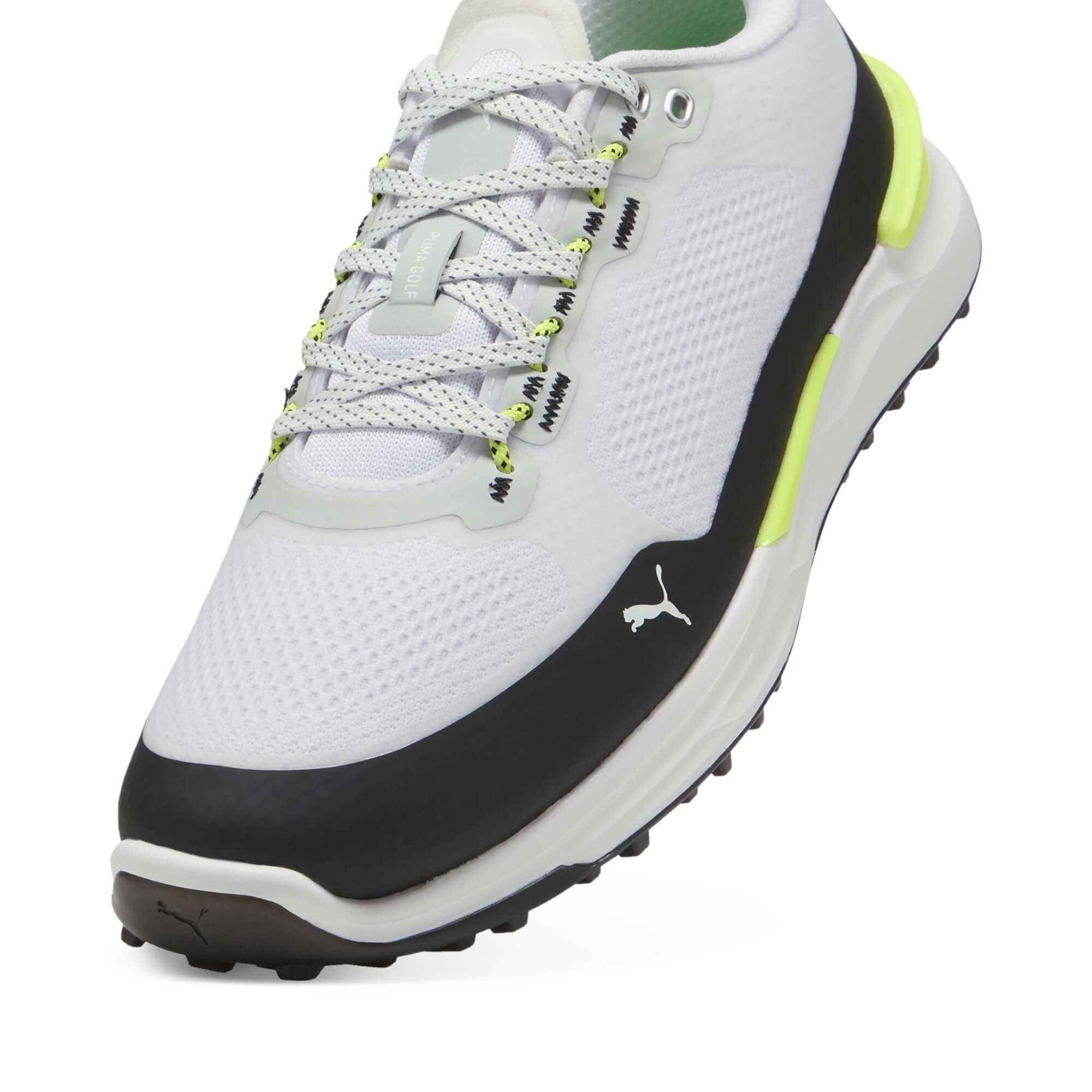 IGNITE Elevate X golfschoenen voor Heren, Zwart/Geel/Wit, Maat 44,5 | PUMA