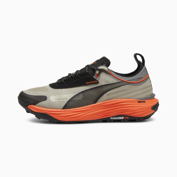 Voyage NITRO™ 3 Trail Running Shoes Men, Desert Dust-Flame Flicker-PUMA Black, swatch-ZAF