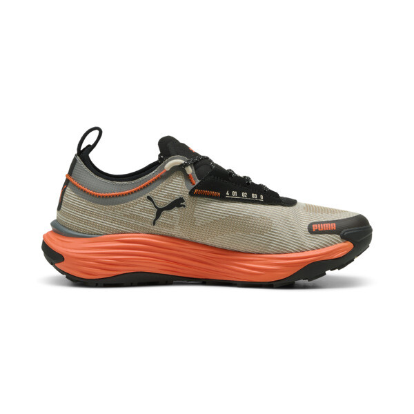 Voyage NITRO™ 3 Trail Running Shoes Men, Desert Dust-Flame Flicker-PUMA Black, large-ZAF